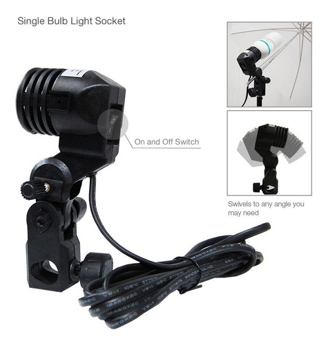 Imagen 4 de 9 de Kit De Fotografia Video Iluminacion Continua Sombrillas