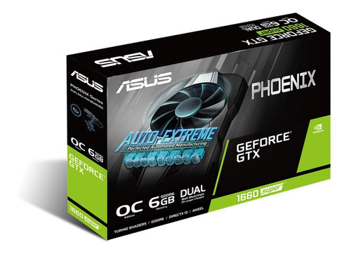 Placa Video Nvidia Asus Phoenix Gtx1660 Oc Edition 6gb (Usado)