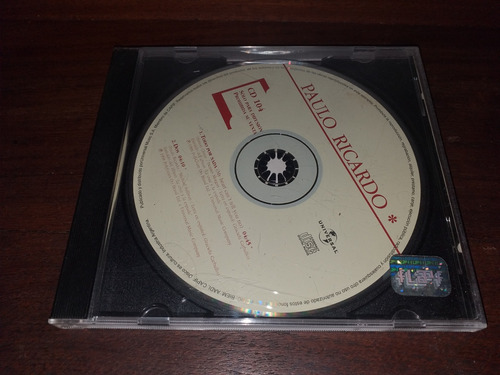 Paulo Ricardo Cd Single Promo Arg 1998 Pop Rock Balada
