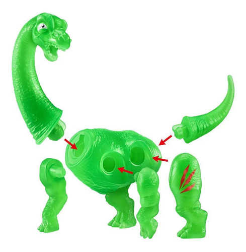 Smashers Nano Jurassic Light Up Dino Pequeno Sortido - Fun