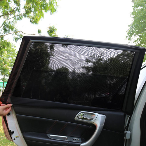 2pcs Anti Solar Ventana Del Coche Red Malla De Camping Libre
