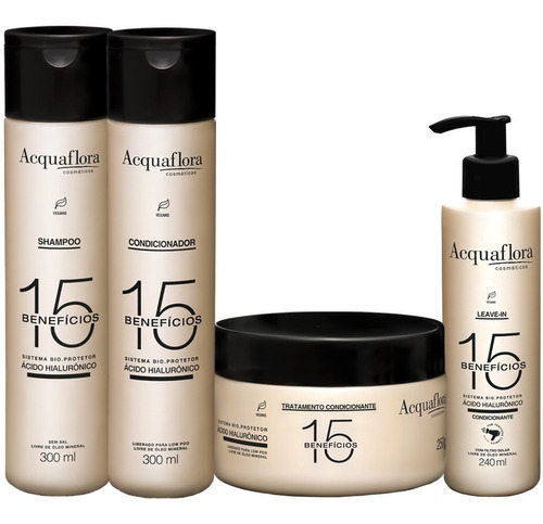 Acquaflora Kit 15 Benefícios Completo