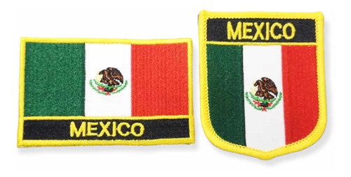 Parches Bandera De México Para Uniforme Ropa Escolar Trabajo