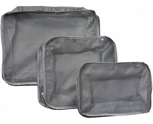 Imagem 4 de 6 de Kit Necessaire 6 Peças Organizador De Bolsas Malas Viagem