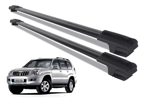 Travessa De Teto Land Cruiser Prado 2009 Larga Preta