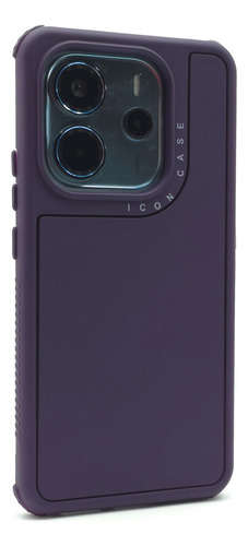 Funda 3 En 1 Para Redmi Note 14 4g Case Uso Rudo Protector Supreme - Violeta Redmi Note 14 4g