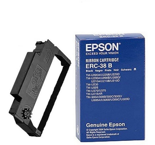 Cinta Negra Epson Erc-38b Uso En Impresora Tmu-200 / Tm-300