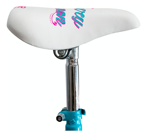 Bicicleta R20 Infantil Resistente Xrush Para Niñas Color Agua Tamaño Del Cuadro G