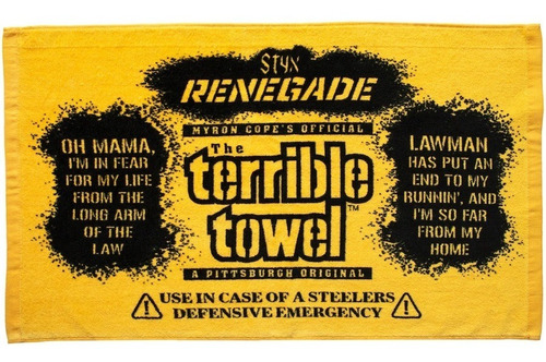 Pittsburgh Steelers Terrible Towel Ed. Renegade Myron Cope´