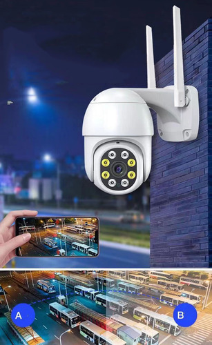 Camara De Seguridad Ip Wifi Robotizada 360° Para Exteriores