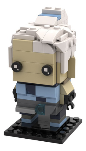 Valorant Game Personaje Cabeza Cuadrada Juguetes De Bloques