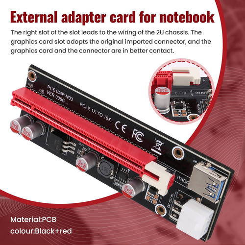 Gráfico Externo Pcie A Pci Express 16x Para Portátil