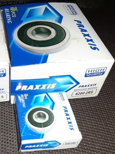Imagen 4 de 4 de Rolineras De Rodamiento 6200 2rs Pa Bicicleta O Moto Por Par