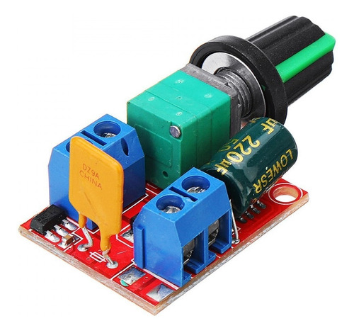 Control De Velocidad De Motor Y Led Por Pwm Dc 3-35v 5 Amp