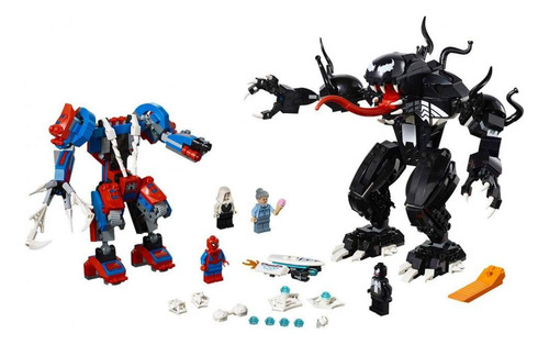 Kit De Construcción Lego Spider Mech Vs. Venom Con Spider-ma