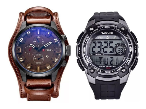 Relógio 1 Bracelete + 1 Relógio Digital Skmei Prova D'àgua