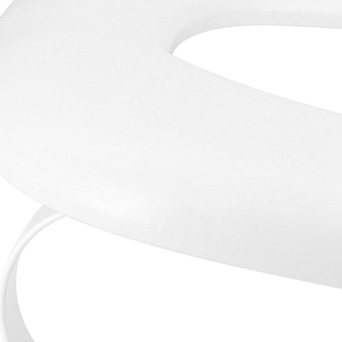 Pu Leather U Forma De La Uña Desestino Del Brazo De Blanco