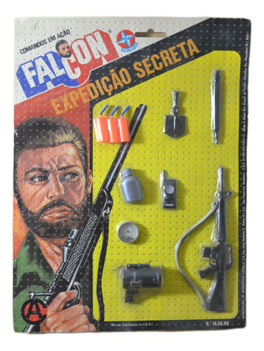 Set Falcon Estrela Temerario Action Man Gi Joe Dynaman