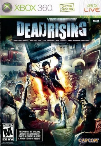 Jogo Dead Rising 1 Xbox 360 X360 Mídia Física Original Game