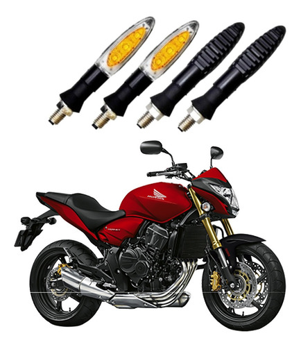 Kit De 4 Setas Esportivas P11 Honda Cb 650f Hornet 2006 2007