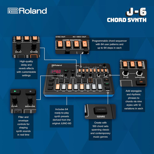 Máquina Portátil De Criação De Músicas Roland Aira Compact J