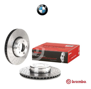 BMW 330i 330Ci 330D E90 disco de freno BREMBO perforado & Almohadillas Con Sensor Delantero Trasero 