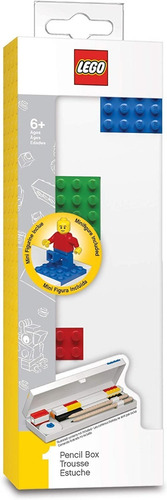 Imagen 1 de 5 de Lego Pencil Box Estuche Cartuchera C/ Mini Figura