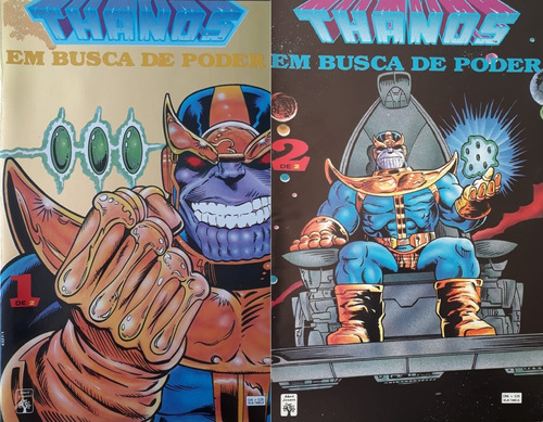 Thanos Em Busca Do Poder Saga Completa (1 E 2) Ed Abril 1993