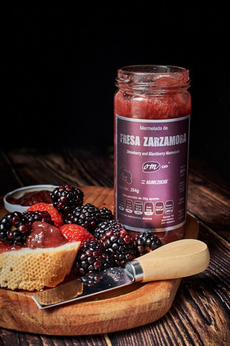 Imagen 4 de 4 de Mermelada De Freza Om8® Con Agavezucar® 280g