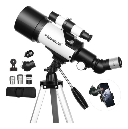Telescopio Refractor De Viaje Apertura De 70 Cm Para Astrono