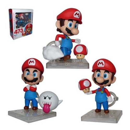 Mario De Supermario #473 Figura Nendoroid