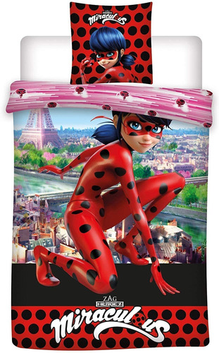 Ladybug Kids  Juego De Cama Super Suave,  Poliéster, F...