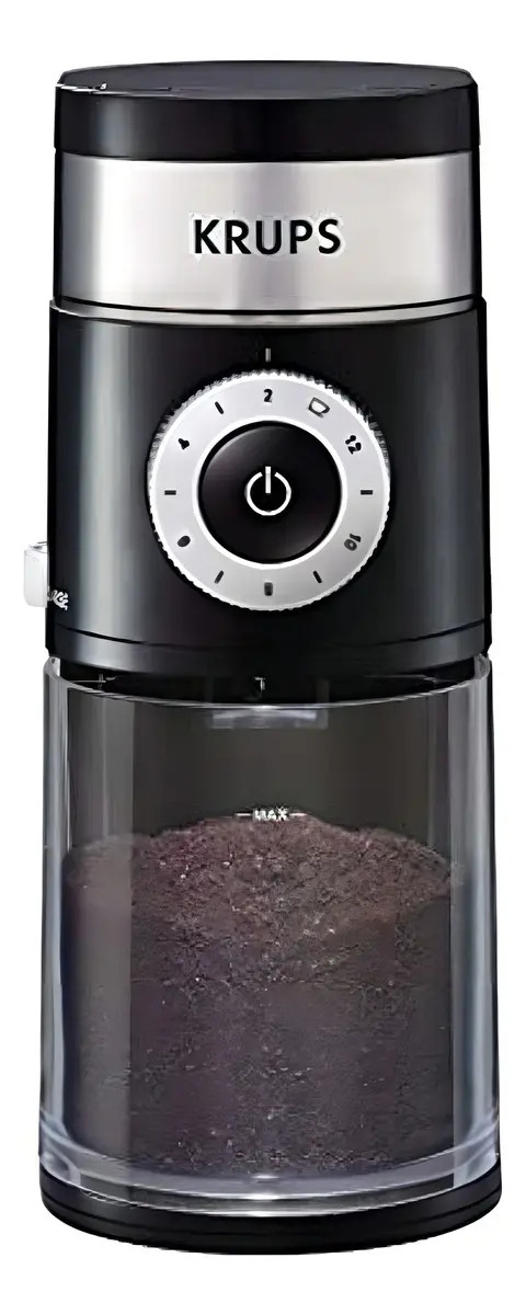 Molinillo De Precision Krups Para Cafe Con Fresas Planas P