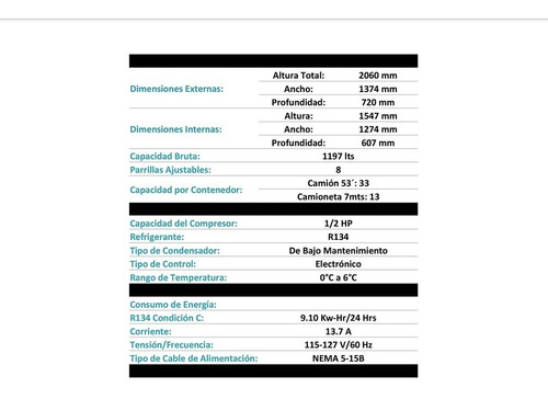 Imagen 3 de 3 de Refrigerador Comercial Metalfrio Rb800 42 Pies 2 Puertas