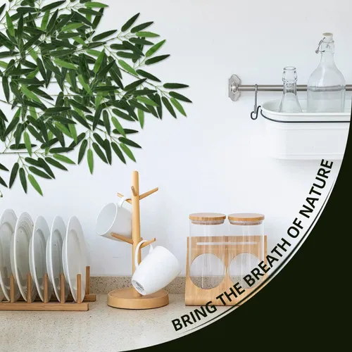Bambu Verde Artificial Para Decoracion