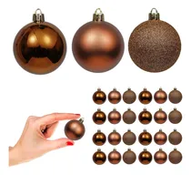 Comprar Set Bolas De Navidad 3cm X20 Unidades Adornos Navideños 