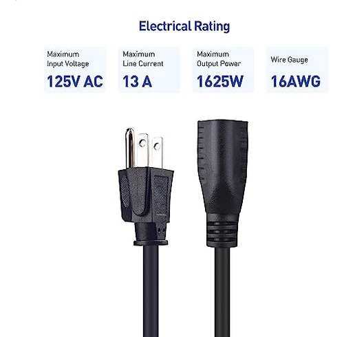 Cable De Extensión De Alimentación De Alta Resistencia Cable