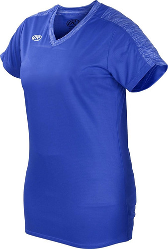 Rawlings Launch Jersey Dama V-neck Manga Corta S