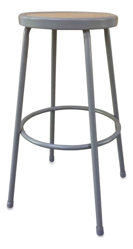 Alera Aleis6630g Taburete Industrial De Metal Sin Respaldo D