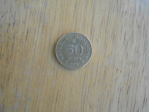 Moneda De 50 Pesos - Argentina - Año 1978 - San Martín