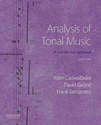Libro Analysis Of Tonal Music - Allen Cadwallader
