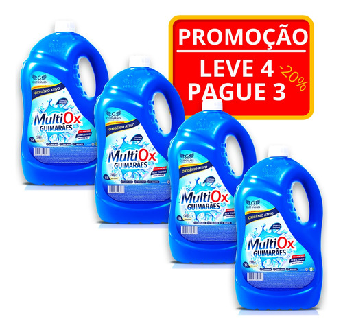 Kit 4un Tira Mofo Limpa Rejunte E Box De Banheiro Multiox 5l