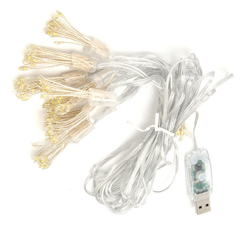 Nuevo Cadena Led De 150 Luces Led Con Forma De Flor, Usb,