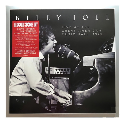 Billy Joel Live Great American Music Hall 1975 Rsd 2023 2 Lp