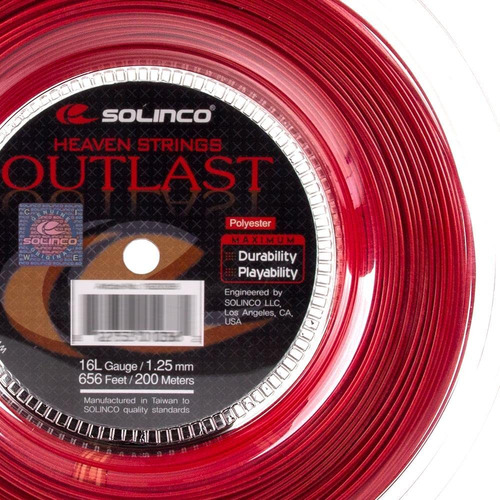 Rolo De Corda Solinco Outlast - 1.25 16l - 200mts