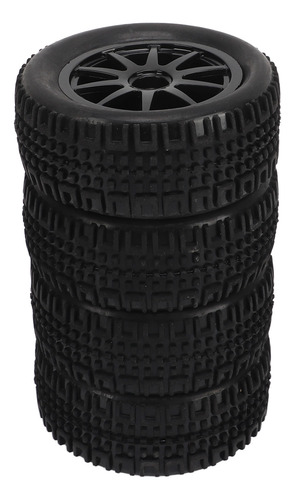 Llantas Rc Tires, 4 Unidades, Escala 1/16, 10 Radios Para Co