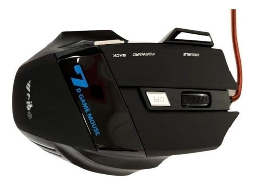 Mouse Gamer De Juego Weibo X7 3200 Dpi Negro