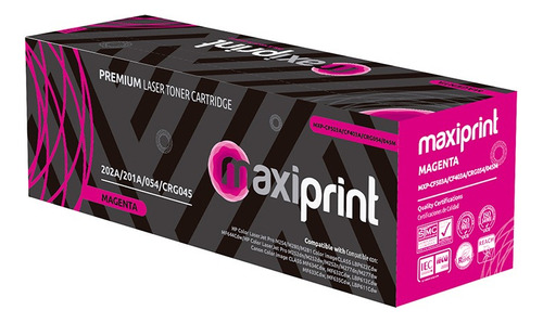 Toner Maxiprint Compatible Hp 201a 202a Canon 045 054 Magent