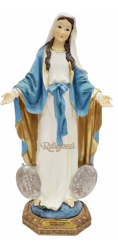 Virgen Milagrosa 20 Cm Poliresina Religiozzi 530-33014