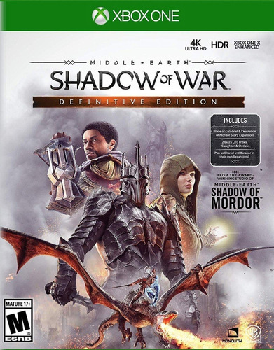 Shadow Of War Definitive Edition Xbox One Nuevo